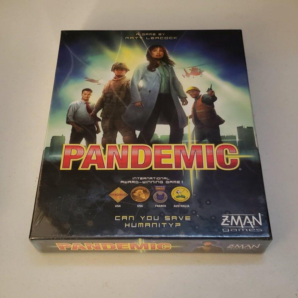 Pandemic Board Game Brand New Sealed Z-Man Games Kids 8+ Cooperative Apocalypse